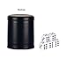 Dice Cup with 5 Dices, Bagent PU Leather Felt Lined Professional Mini Dice Shaker Cup Set for Yahtzee / Craps / Backgammon or other Dice Games (RR-08)