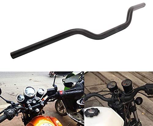 1" 25MM Drag Handlebars Tracker Handle Bars Universal For Sportster XL 883 1200 Bobber Custom Chopper Softail Dyna Euro Style-Black