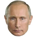 Vladimir Putin Celebrity Mask, Card Face and Fancy Dress Mask