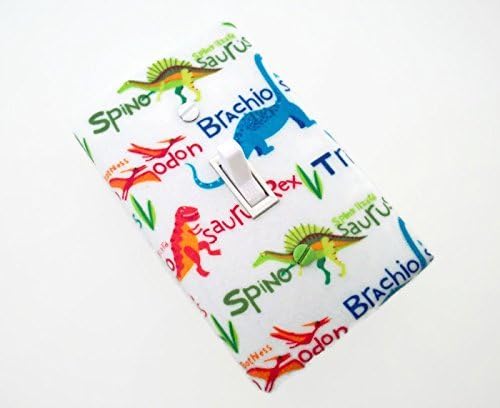 Dinosaur Light Switch Cover Green Blue Orange Red