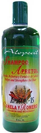 Alopecil Apretol Shampoo Cinnamon & Rosemary Shampoo 8 Oz by Alopecil