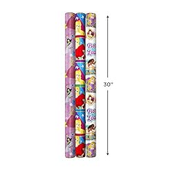Hallmark Disney Princess Wrapping Paper with Cut