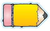 Carson Dellosa D.J. Inkers Chunky Pencils Cut-Outs (620006)