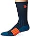Under Armour Men's Unrivaled Crew Single Pair Socks, Nova Teal/Peacock Blue, Medium