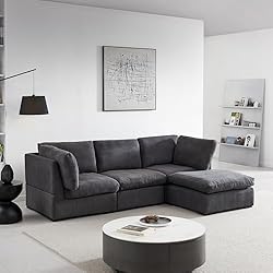99" 4 Seater Modular Down Feather(60%) Cloud Deep