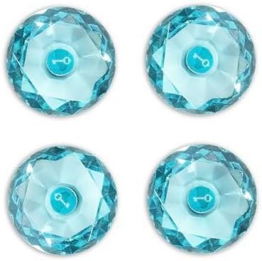 Roomlookz Acrylic Gems - Aqua - 1.5 Inches - 4 Pieces