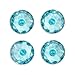 Roomlookz Acrylic Gems - Aqua - 1.5 Inches - 4 Pieces