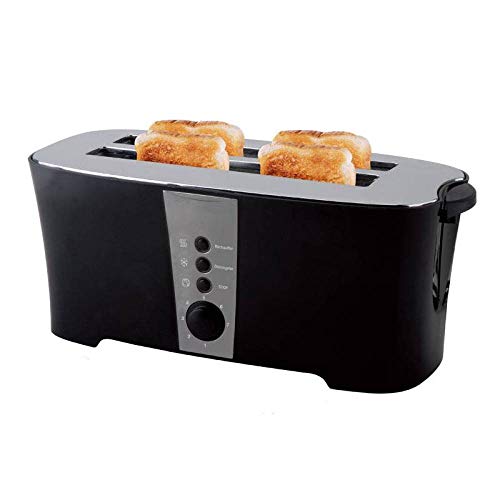 Click Here to See More Images MOMO Household, Commercial 4 Toaster Automatic Toaster, Toaster,Black,One Size