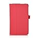 IVSO Acer Iconia ONE B1-770 Case, PU Leather Slim-Book Stand Cover Case-for Acer Iconia ONE B1-770 Tablet (Red)