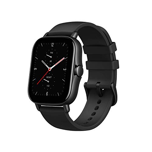 Amazfit Gts 2E Montre Connectée Homme Avec GPS/Glonass, Tracker D'Activité Avec Spo2, Suivi De La Santé Pai, 50+ Candrans 1.39" Montre Sport Avec 90+ Modes Sportifs Noir