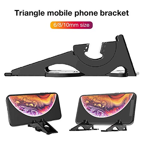 Per Newly Cell Phone Stand, Multi-Angle Adjustable Card-Type Stand Portable Photography Tripod Cell Phone Holder