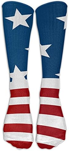 HUANLESONG American Start Eagl Women Graduated Compression Knee High Socks Fun Cool Casual Dress Socks for Men&amp;Women