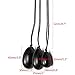 Massage Stone,Charminer Drilled Black Obsidian Body Massage Stone 3Pcs Set Gemstones Exercise Yoni Egg To Muscles Kegel Exercise