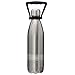 TOPOKO 25 OZ Cola Style Double Wall Stainless Steel Water Bottle Vacuum Insulated Bottle Leak Proof Bottle,BPA Free with Handle (Silver)