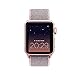 Easy Watch Sport Loop Band, Fastener Adjustable Closure Wrist Strap Lightweight Breathable Nylon Replacement Band for Apple Watch Nike+, Series 3/2/1, Sport, Edition (42MM, Pale Pink & Pink Sand)