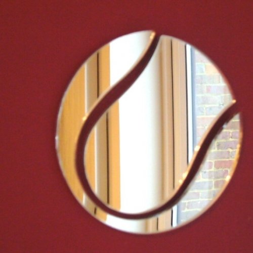 Super Cool Creations Tennis Ball Mirrors - 40cm x 40cm