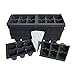 720 Seed Starting Cells for Plant Germination +10 Plant Labels & Bumper Sticker (1206 Pattern) (120 Seedling Starter Trays) for Gardening, Greenhouses, and Hydroponics