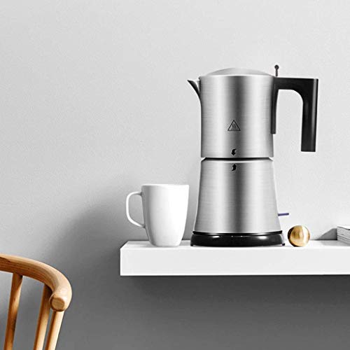 Allamp Kaffeemaschine Mokka Kaffeekanne Moka Edelstahl Filter Espressomaschine Espressokocher Werkzeug Percolator Pot… – Bild 3
