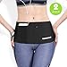 COSMOPLUS Stretchy Travel Money Running Belt and Fanny Waist Pack (Large) 2 Pack Hiking, Outdoor,Traveling,Sports,Fits Passport, Smartphone, Keys, ID | Extra Wide, 3 Secure Pockets