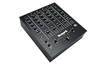 Numark M6 USB | Professional Four-Channel USB DJ Mixer with 3-band EQ & LED Metering per Channel
