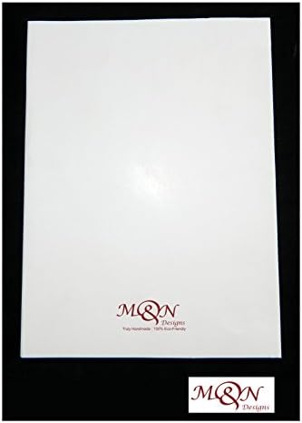 Large Thick Unlined White Paper Leather Journal Refill Compatible with All Type of M&N Designs Journal (7x5)