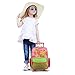 Stephen Joseph Girls Classic Rolling Luggage, Hot Pink/Lime Green, One Size