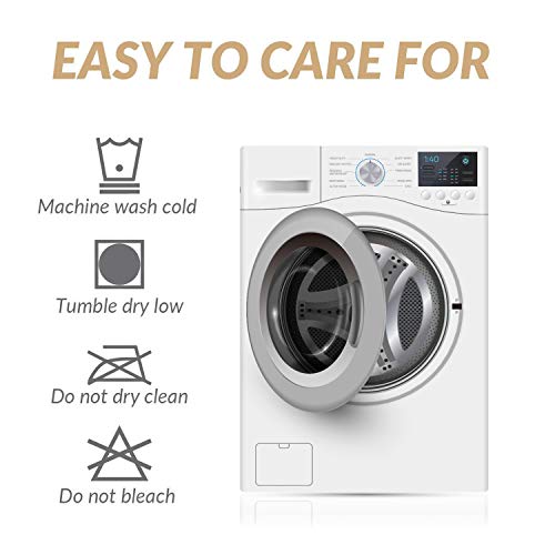 Word of Dream Brushed Microfiber Duvet Cover Set - Lightweight and Soft - Full/Queen, Navy