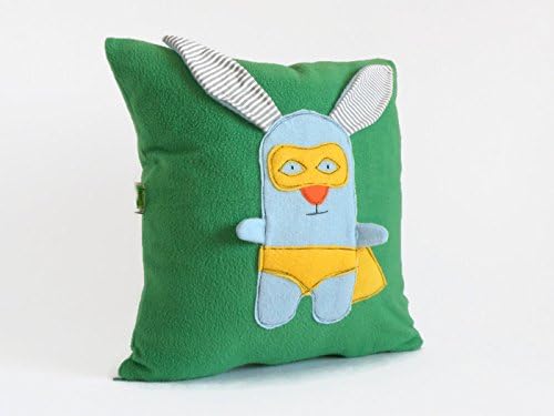 Handmade Green Throw Pillow for Your Nursery
