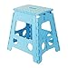 KARMAS PRODUCT Super Strong Folding Step Stool-15 in Portable Carrying Handle for Adults and Kids.Great for Kitchen Blue