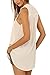 Eliacher Women's Casual Summer Women Blouse Tops Sleeveless Shirt 6640 (L, 1)