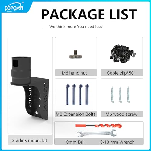 50 discount on Wall Eave Mount Rack Kit for Starlink Kit