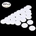Outus Adhesive White Felt Circles for DIY Sewing Handcraft, 1 Inch, 100 Pieces