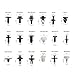 Auto Clips Fastener Rivets Assortment - 450 PCS Car Retainers Clips,18 Most Popular Sizes & Applications with Plastic Box (450)