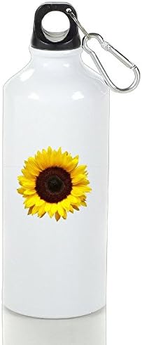 The Sunflower Aluminum Sports Water Bottle, Great For Outdoor And Sport Activities