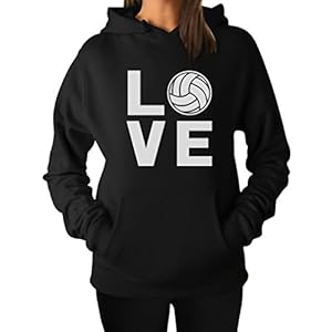 Tstars Volleyball Gifts Hoodies for Teen Girls Women Fans Love Sweatshirts Hoodie