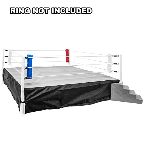 Set of 4 Wrestling Ring Corner Pads for WWE Wrestling Action Figures: Red, White & Blue