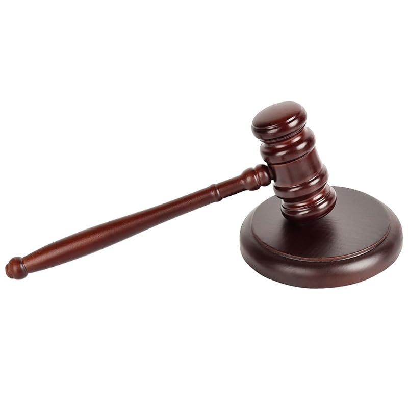 Photo 1 of Premium Wooden Gavel & Block Perfect for Judge, Lawyer, Auction Court, Company, Student