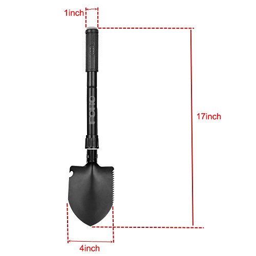 Foho MultiFunction Folding Shovel for Camping CampStuffs