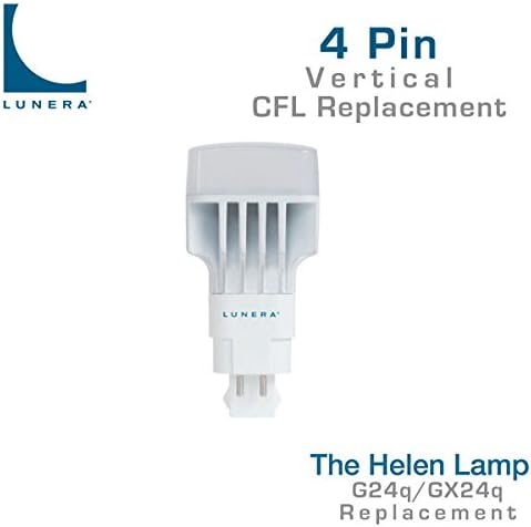 Lunera Helen Lamp - 13 Watt - 900 Lumens - Vertical - G24 Series CFL Replacement Lamp