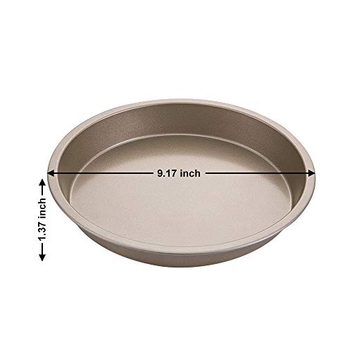 E-Gtong Nonstick Bakeware Set, 6-Piece Toaster Oven Baking Pan Set with Nonstick Coating, Includes Large Baking Sheet, Round Baking Pan, Loaf Pan, Round Cake Pan, 6-Cup Mini Muffin Pans-Easy to Clean