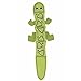 Outward Hound Fire Biterz Green Lizard Plush Firehose Material Interactive Dog Toy, Large