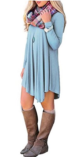 Nuoreel Womens Long Sleeve Casual Loose T Shirt Dress Us | Desertcart Angola