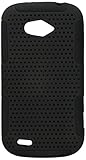 Eagle Cell ZTE Savvy Hybrid TPU Mesh Case - Retail Packaging - Black