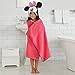 Disney Minnie Mouse hooded Bath WrapTowel 25 in x 50 in (63.5 cm x 127 cm)