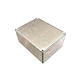 BUD Industries CU-234 Aluminum Econobox, 4-43/64" Length x 3-43/64" Width x 2-13/64" Height, Natural Finish