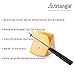 Triangle Germany Cheese Slicer, Effortlessly Carves Cheese into Uniform Slices, Two Thickness Options, Double-pronged Tip for Easy Serving, Comfort Grip