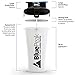 BluePeak Dual Treat Protein Shaker Bottle 28-Ounce, 2-Pack Hydra Cup. Mixing Grid Technology. Enjoy 2 Different Drinks Stored Independently in The Same Bottle. BPA Free