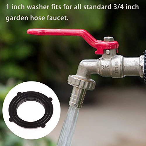 DSMY 50PCS Garden Hose Washer Rubber Heavy Duty Rubber Washer Fit All Standard 3/4 in Garden