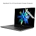 [2 Pack] FORITO Anti Scratch Screen Protector Compatible with 2016 2017 2018 MacBook Pro 15 A1707 A1990