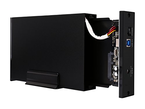 Rosewill Full Aluminum Hard Drive Enclosure 3.5” SATAIII USB 3.0 with Transmission Speed LCD Display (RX356-U-LED)
